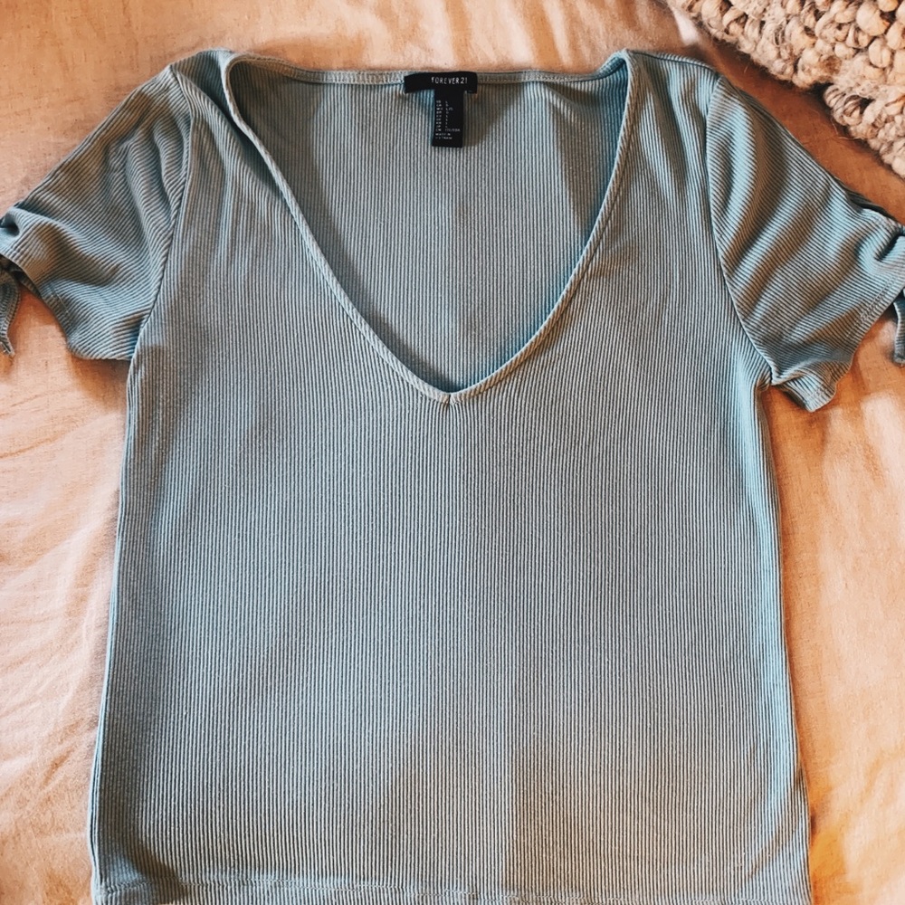 Ribbed forever 21 shirt